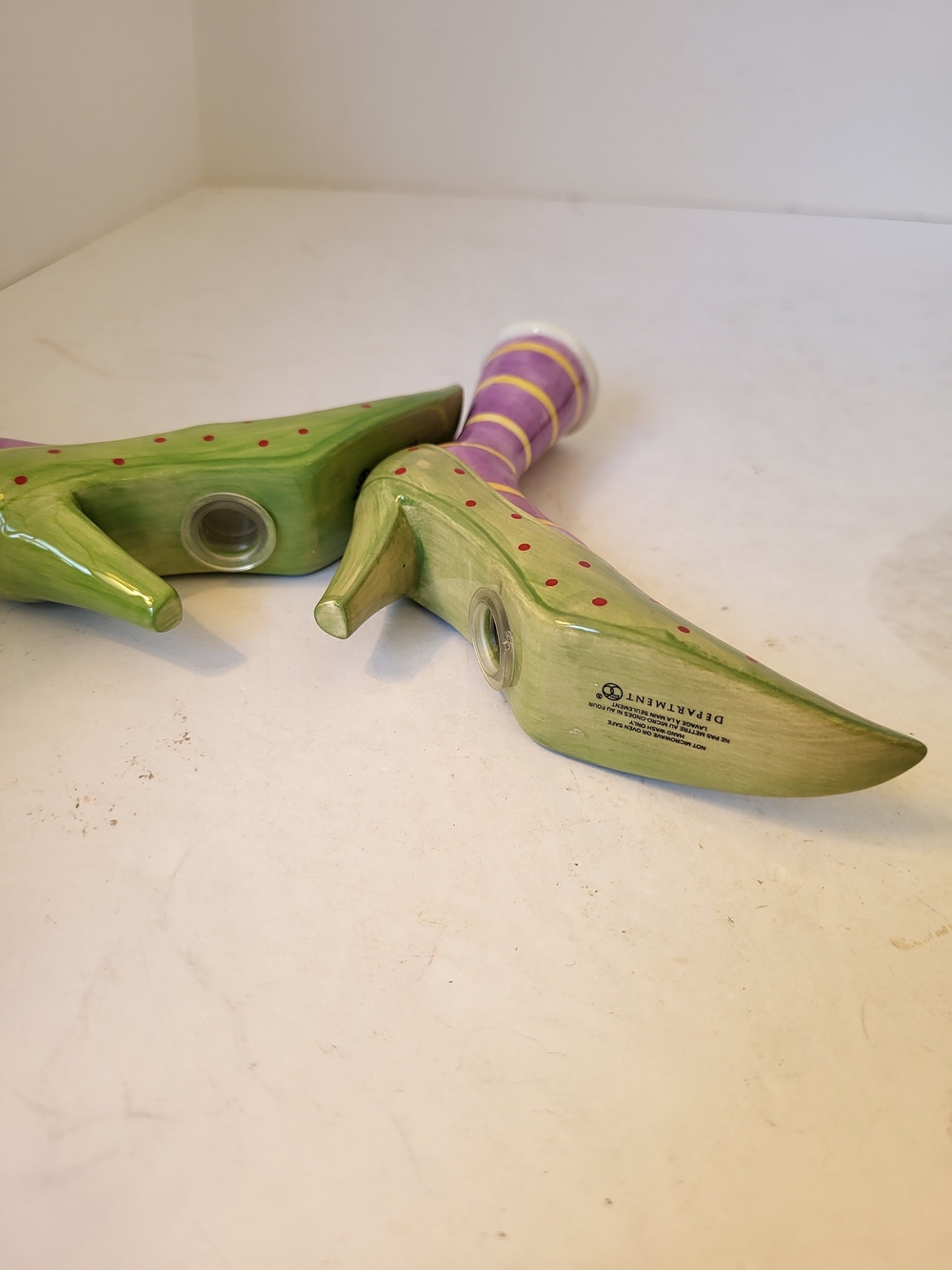 Y2K Krinkles Collection Patience Brewster Witches Shoes Salt & Pepper Shakers - Picture 5 of 6